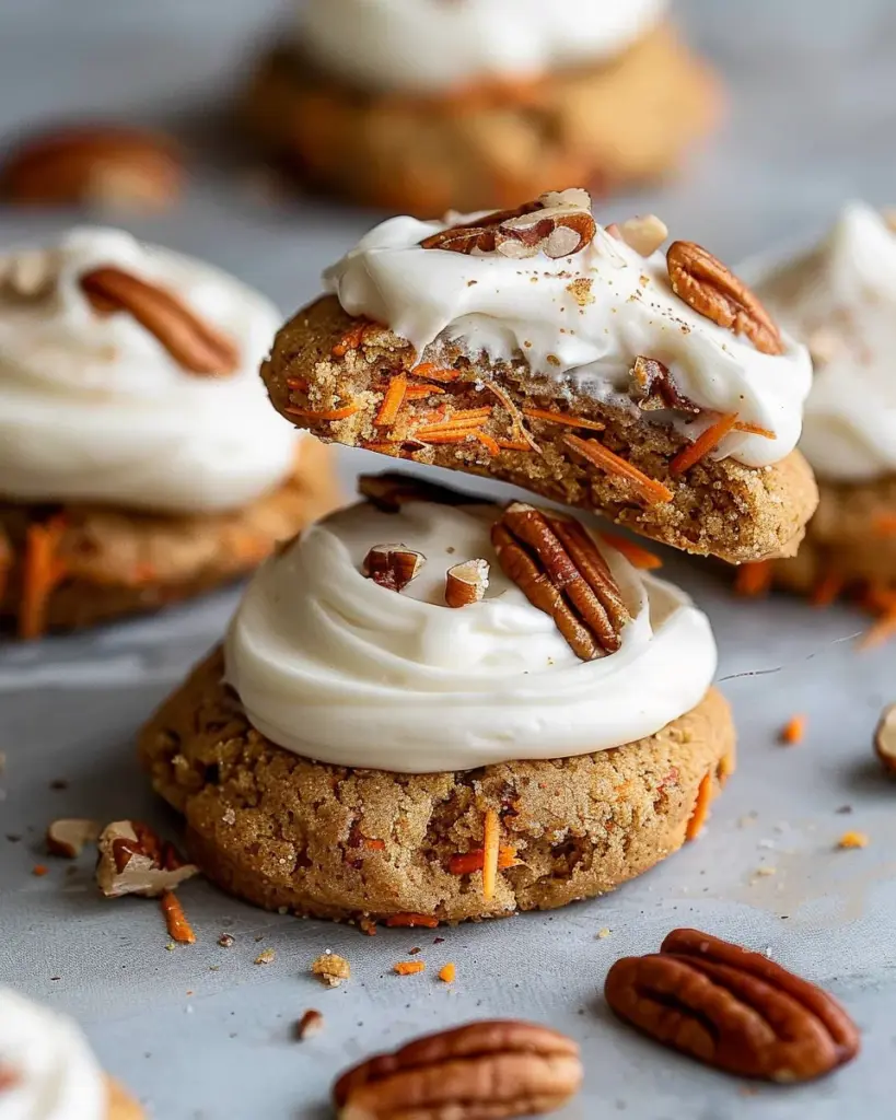 Spiced Crumbl Carrot Cake Cookies Copycat Recipe