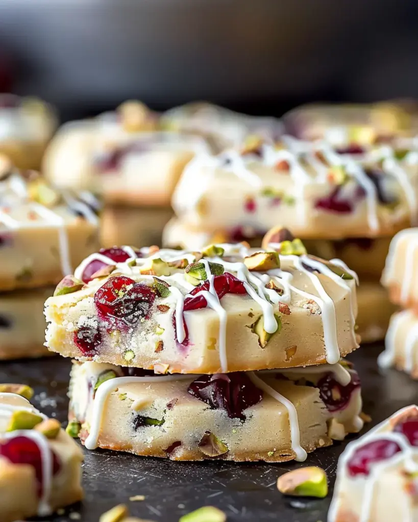 Cranberry Pistachio Shortbread Cookies: The Holiday Cookie That Actually Looks Fancy