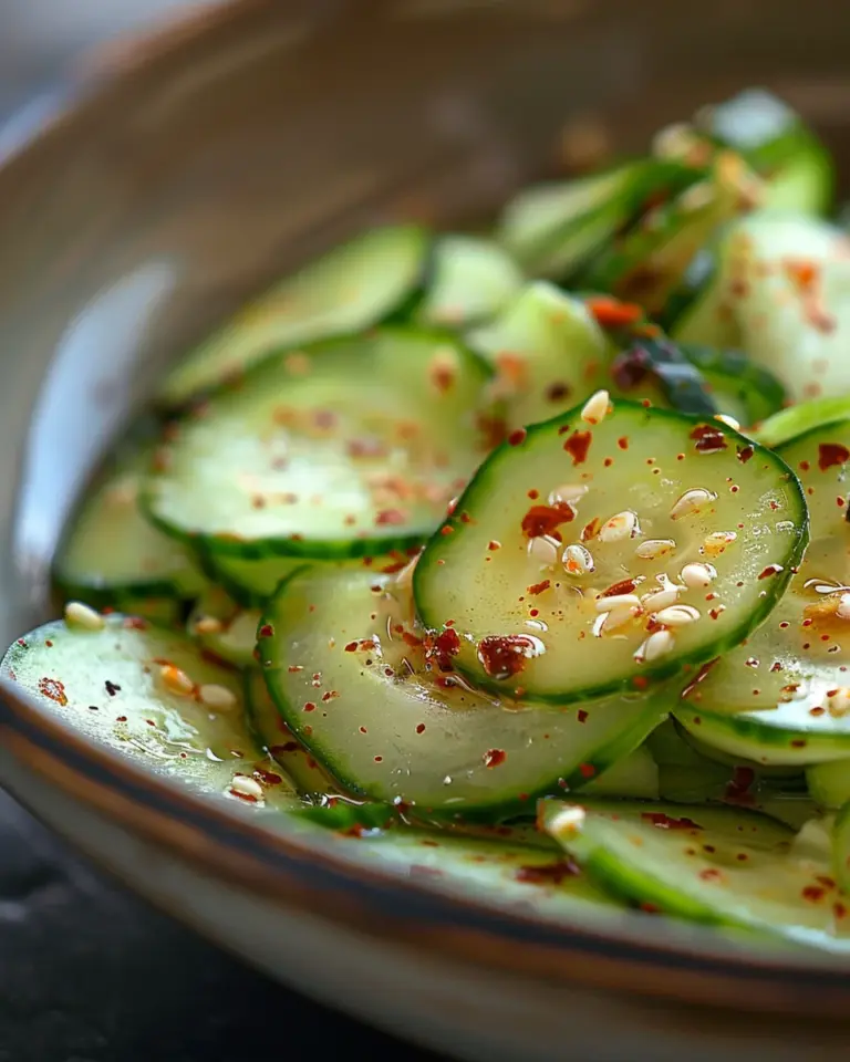 Easy Korean Cucumber Salad Recipe