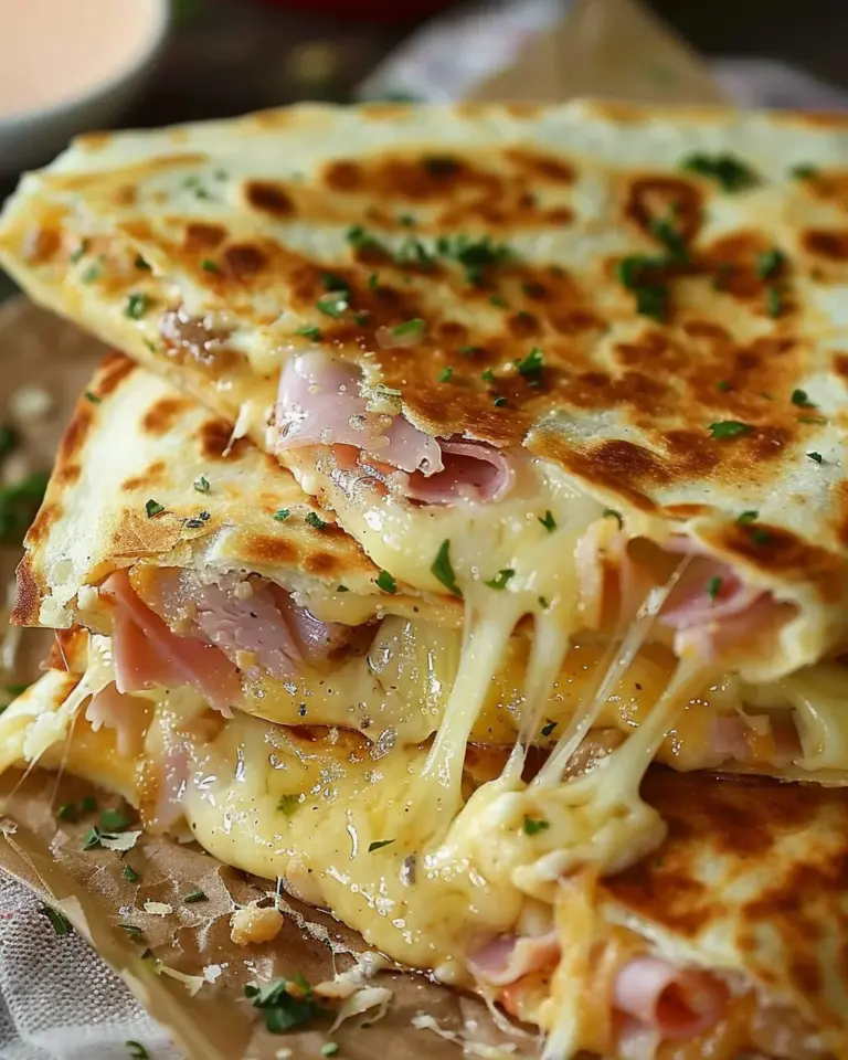 Chicken Cordon Bleu Quesadillas
