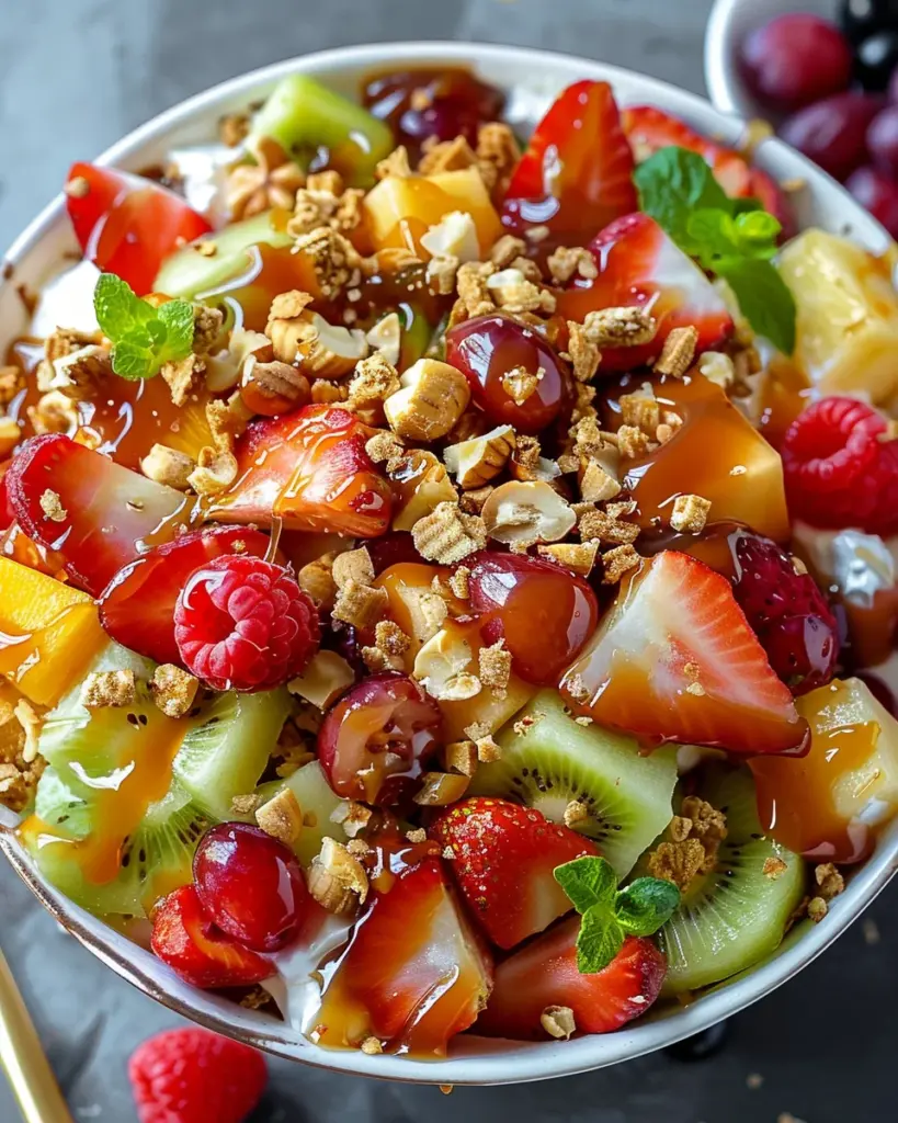 Caramel Crunch Cheesecake Fruit Salad 4 7 2 81
