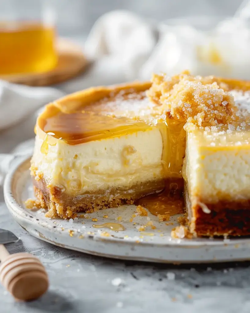 Salted Honey Cheesecake
