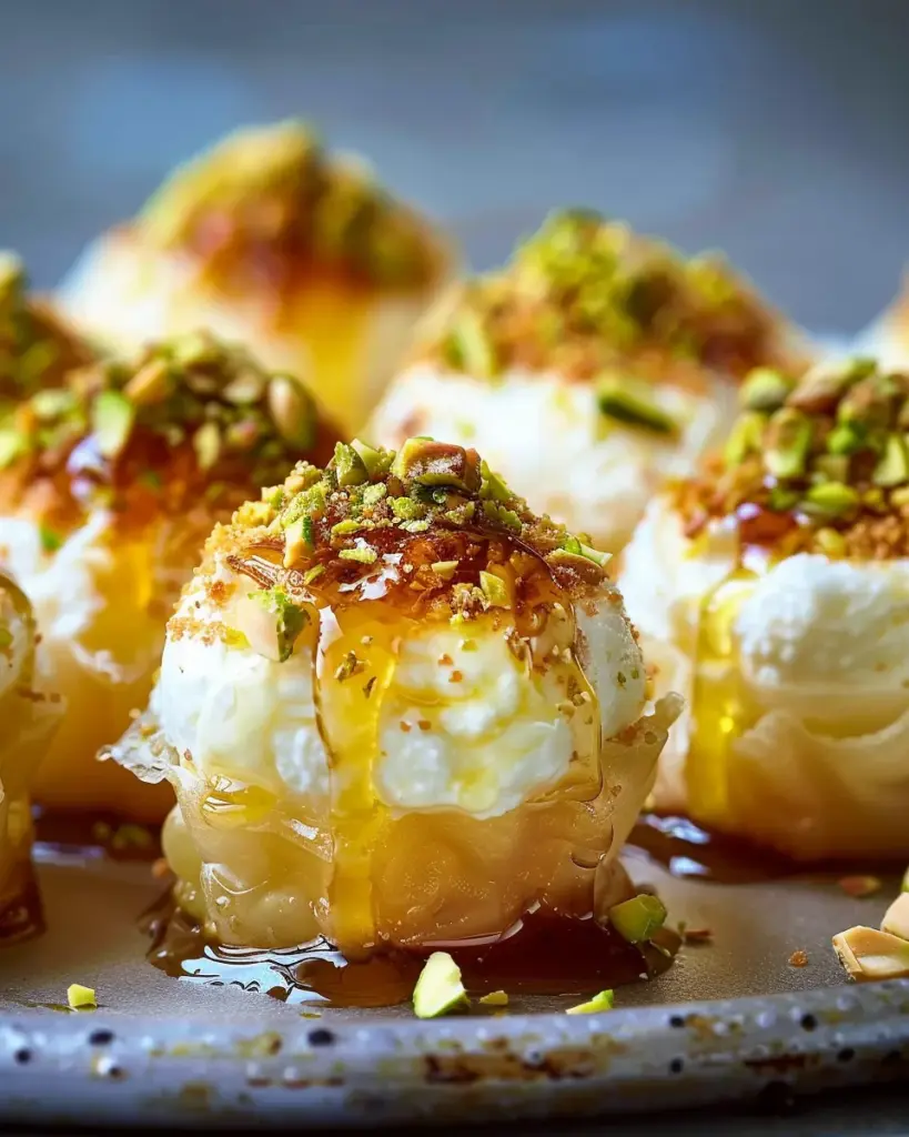 Ricotta Pistachio Honey Bites 2 a 1 1