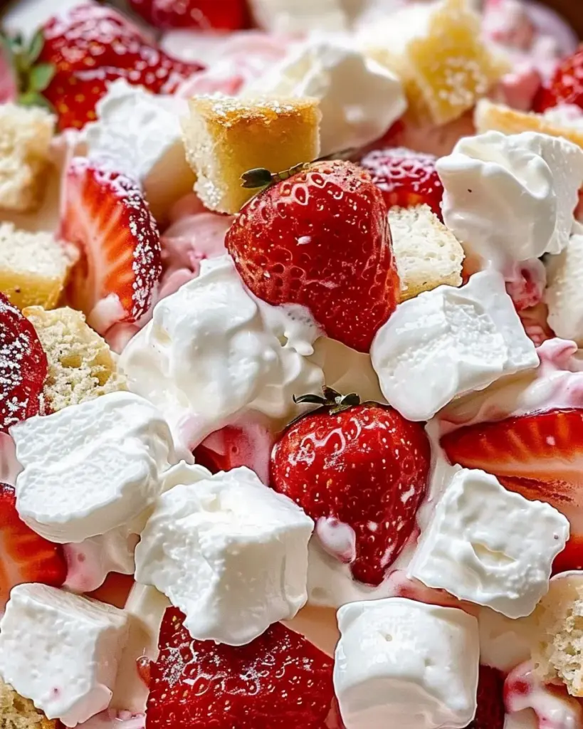 Strawberry Shortcake Fluff Salad 1 f 1