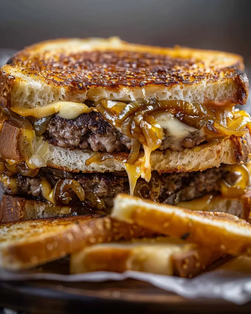 French Onion Patty Melt