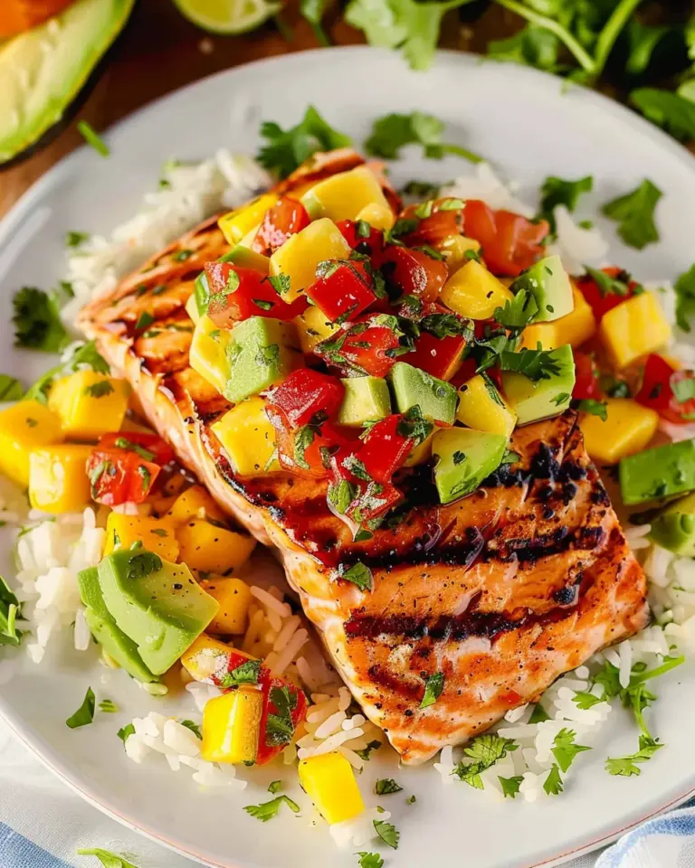 Salmon with Mango Salsa