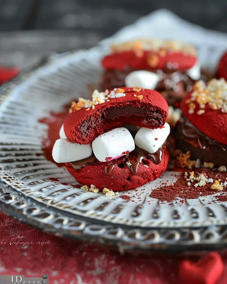 Red Velvet Nutella S’mores
