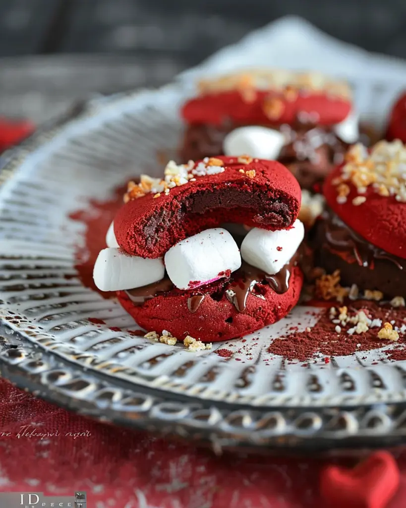 Red Velvet Nutella S’mores