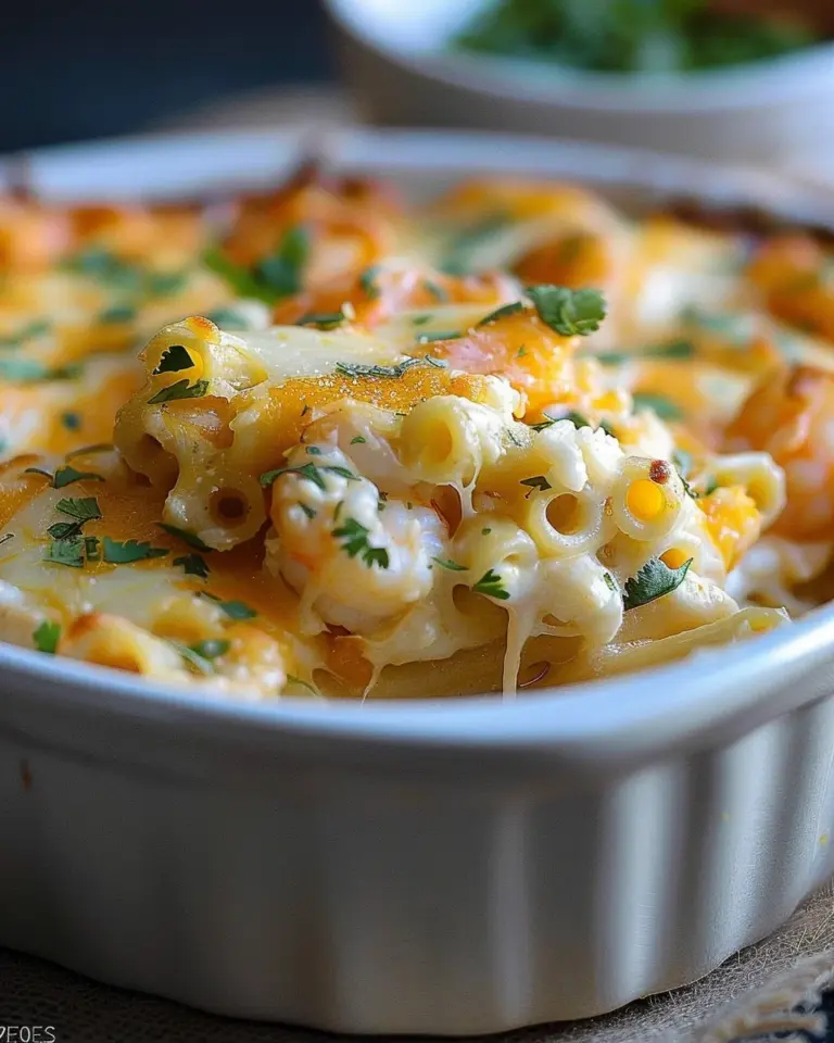 Seafood Enchilada Pasta Bake