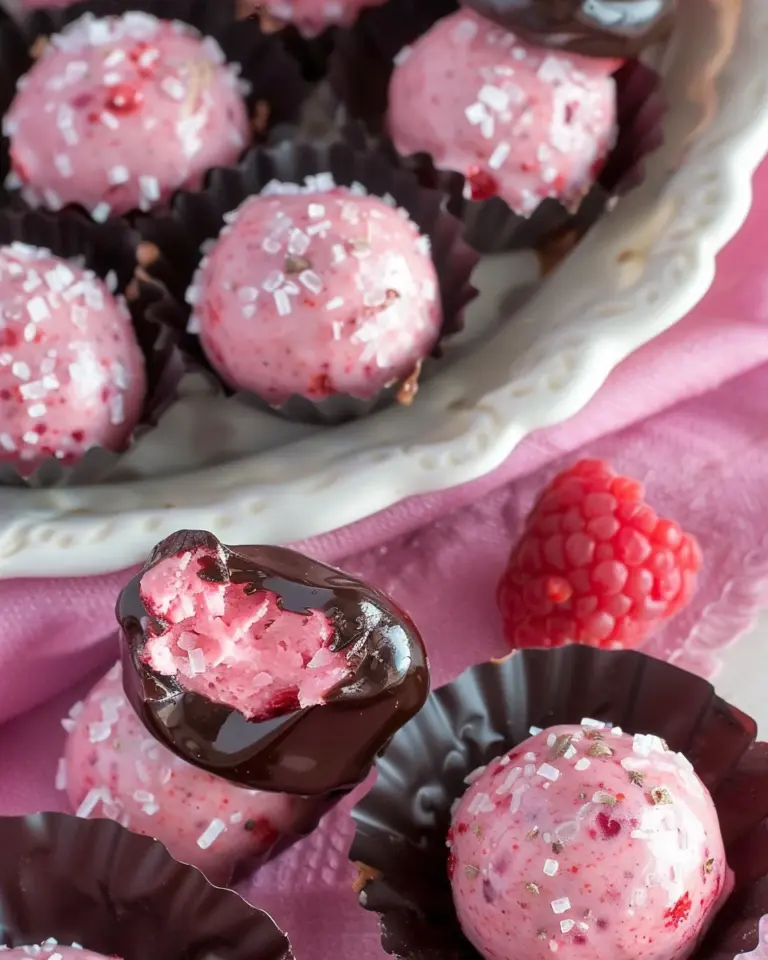 Sugar Free No Bake Raspberry Cheesecake Bites