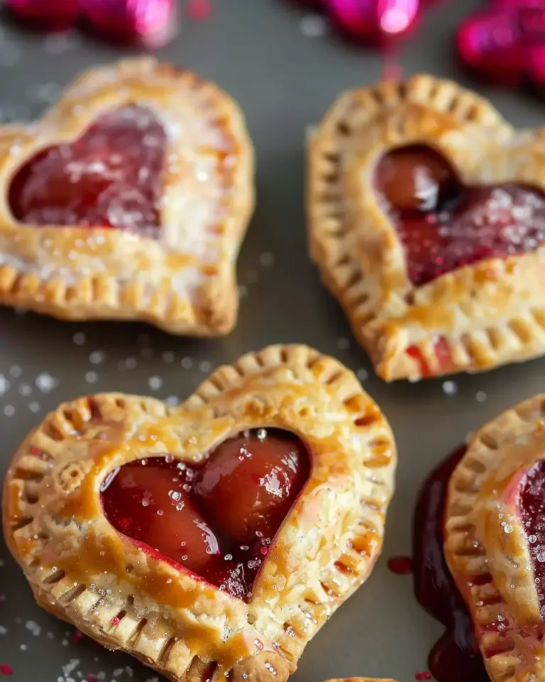Valentine’s Day Mini Cherry Heart Pies