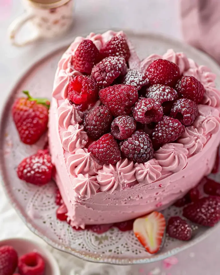Heart Shaped Cake (vegan) + tutorial