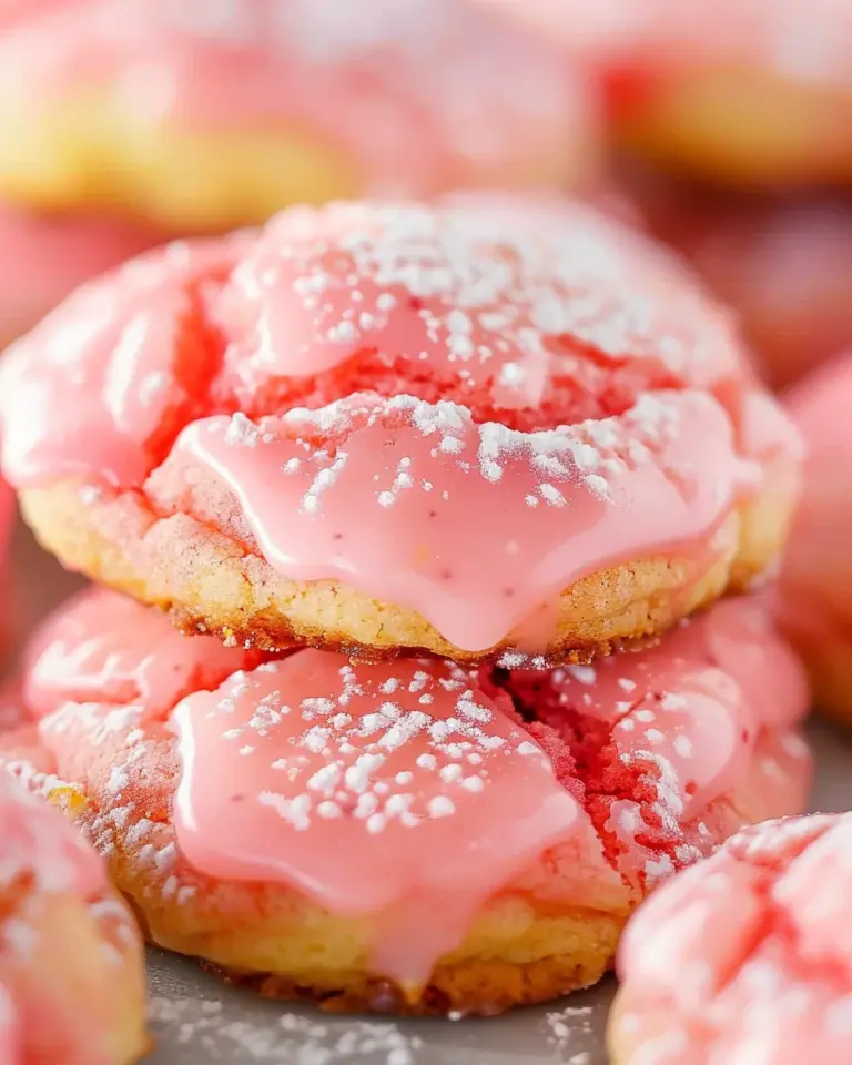 Strawberry Cake Mix Cookie