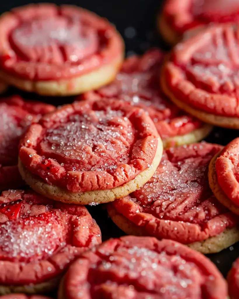Strawberry Sugar Cookies