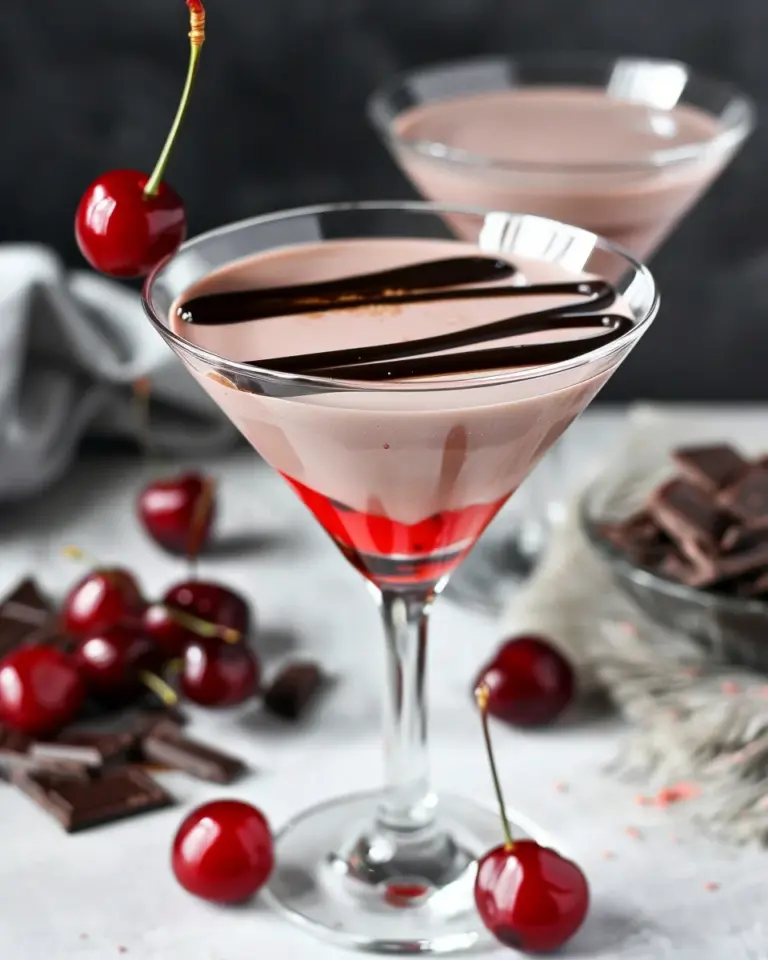 Chocolate Covered Cherry Martini