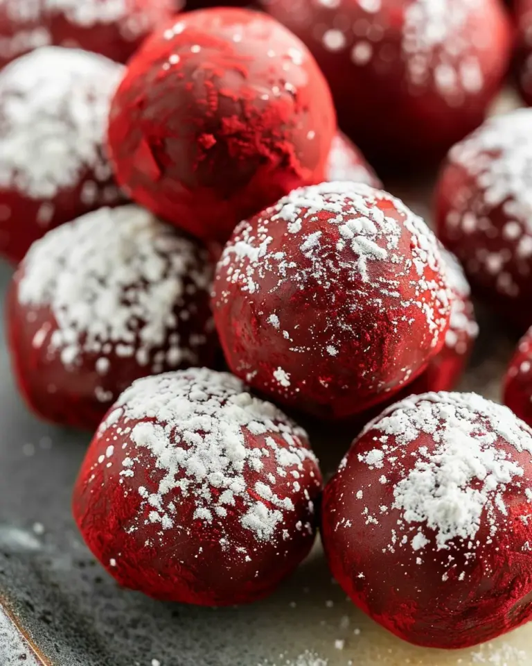 Red Velvet Truffles (With Cake Mix)