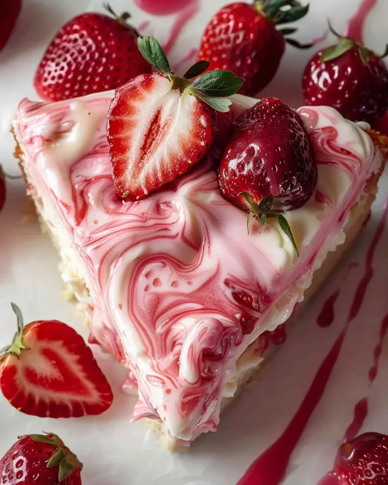 Strawberry Earthquake Cake – Unbelievably Easy Showstopper Dessert