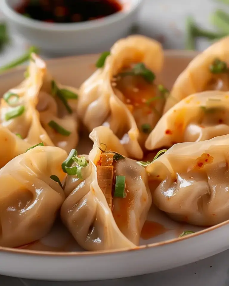 Kimchi Mandu (Korean Kimchi Dumplings)