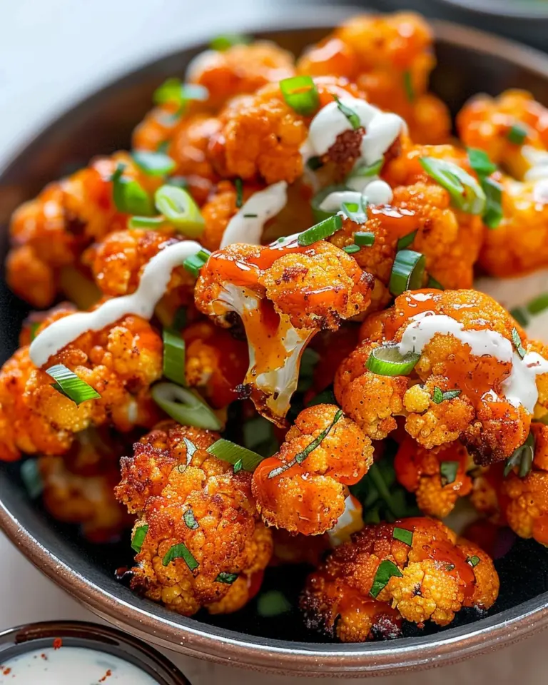 Air Fryer Buffalo Cauliflower