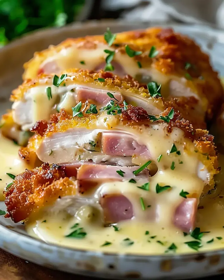 Deliciously Creamy Chicken Cordon Bleu