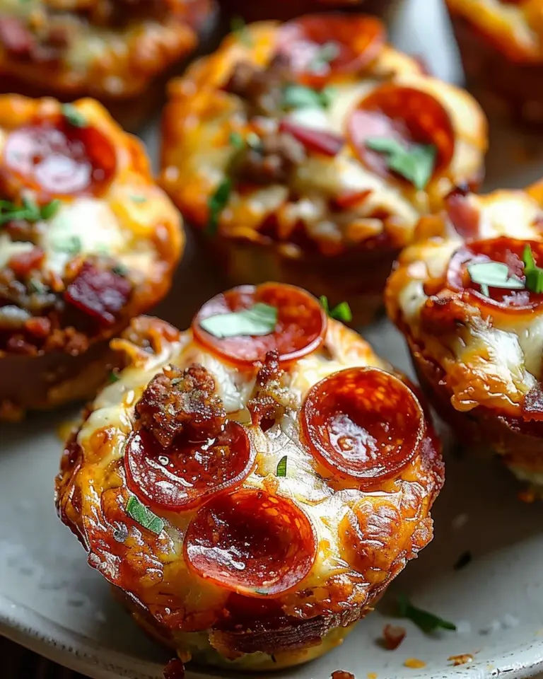 Carnivore Pizza Muffins