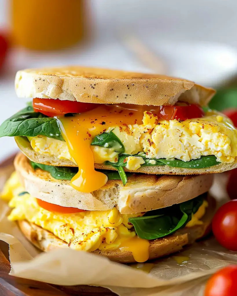 Healthy Breakfast Sandwich (A make-ahead recipe)