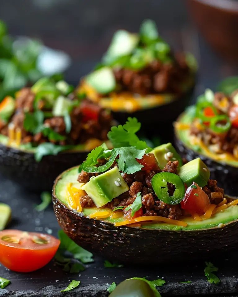 Taco Stuffed Avocados