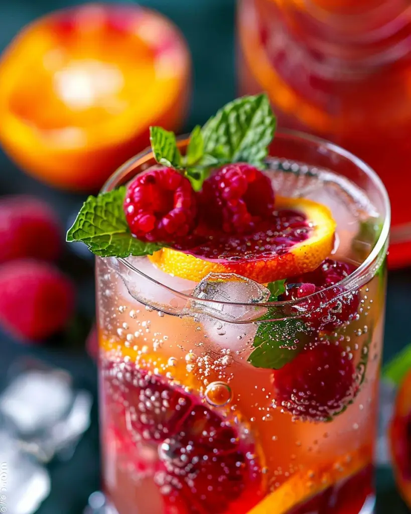 Blood Orange And Raspberry Mojito Recipe