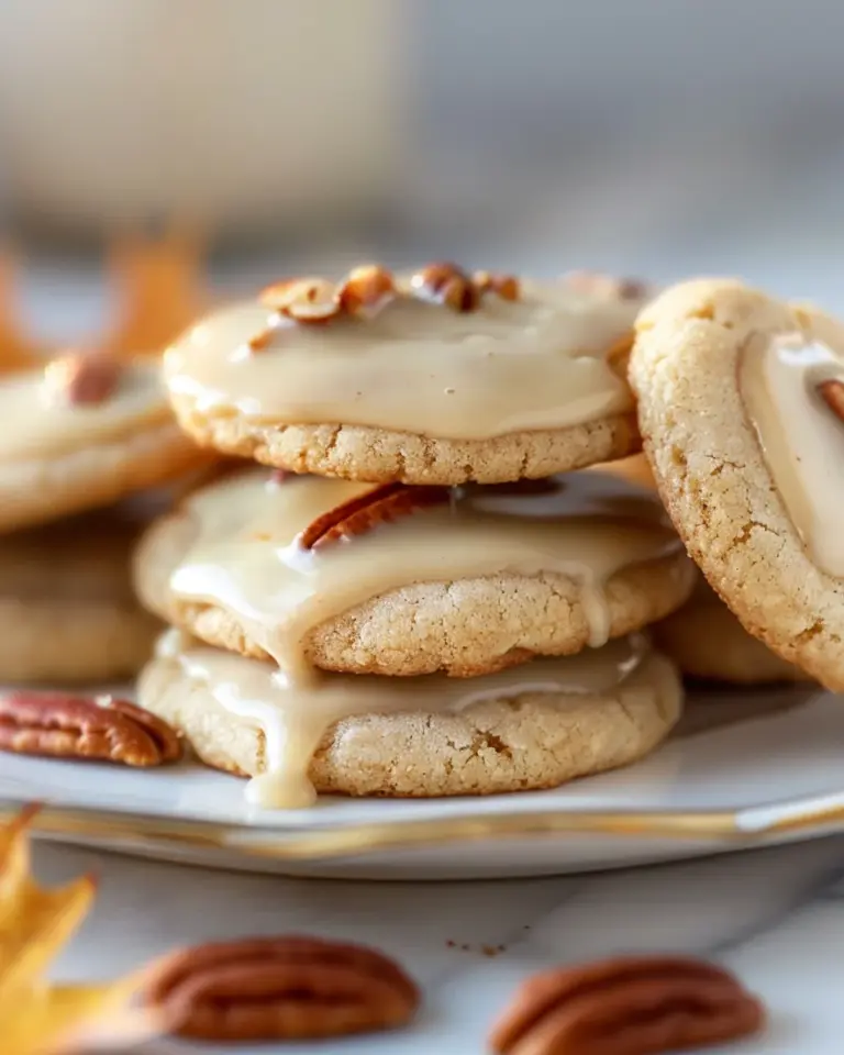 Maple Cookies With Maple Icing