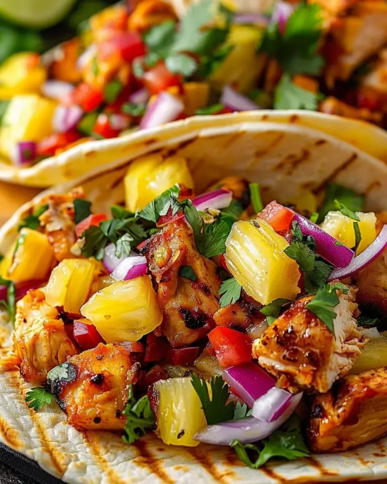 Pineapple Chicken Tacos: A Delicious & Easy Recipe
