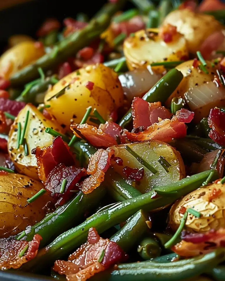 Country Ranch Green Beans ‘and Potatoes with Bacon