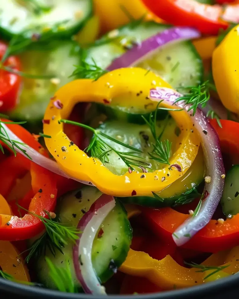 Cucumber Sweet Pepper Salad