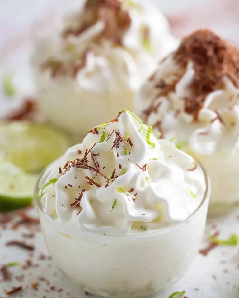 Mini Lime and Guava Cheesecakes (no-bake)