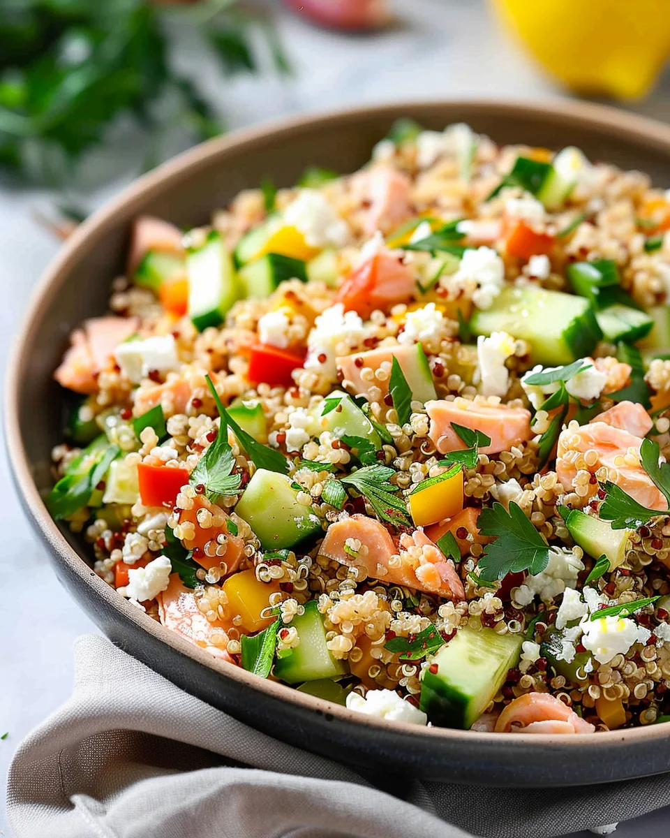 Salmon Quinoa Salad