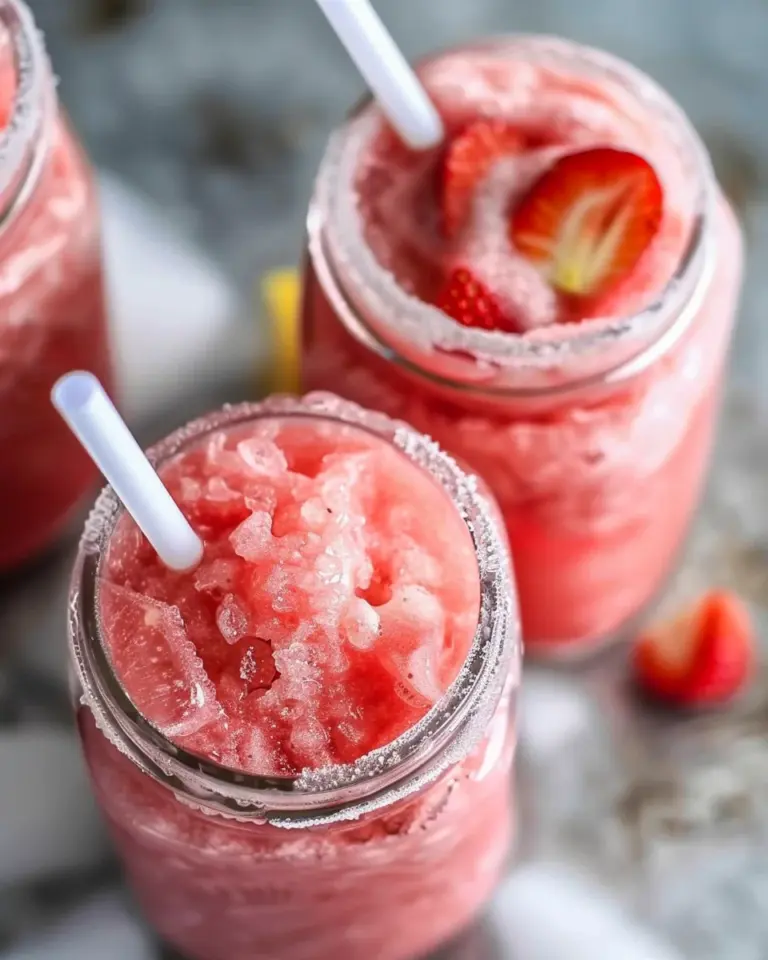 Frosted Strawberry Lemonade