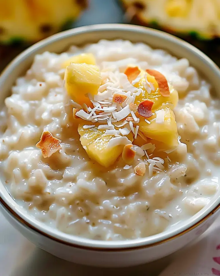 Hawaiian Rice Pudding