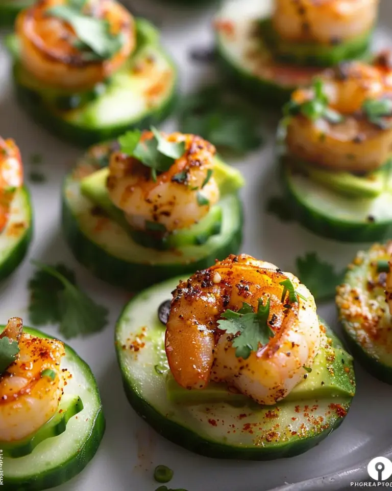 Shrimp Cucumber Bites