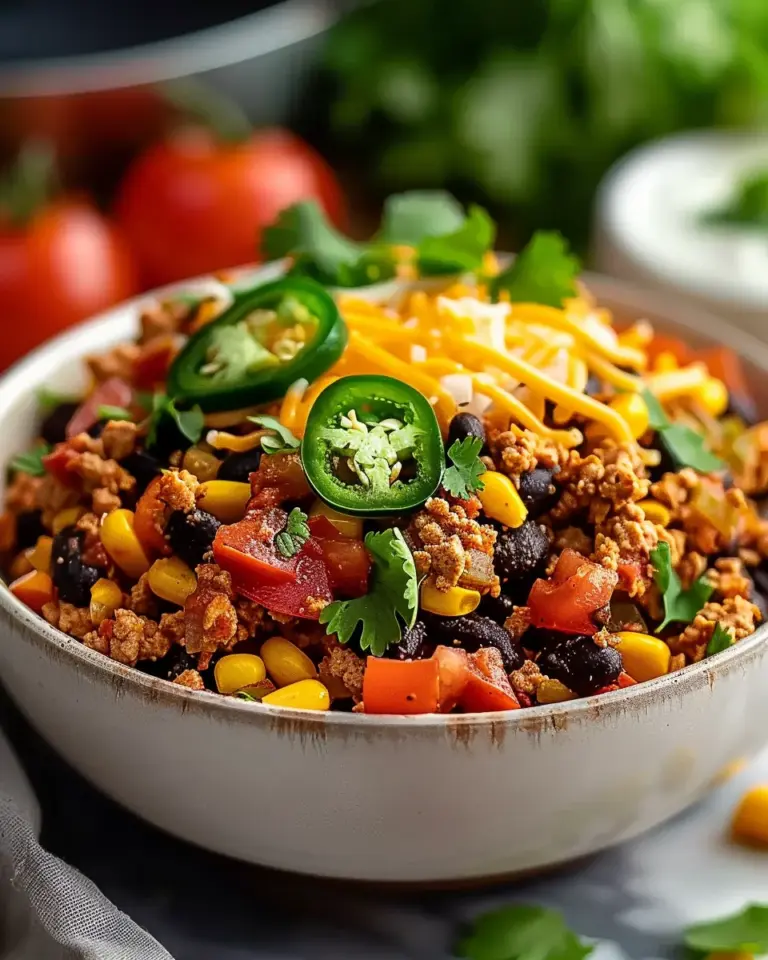 Easy Ground Turkey Taco Skillet (One-Pan Meal)