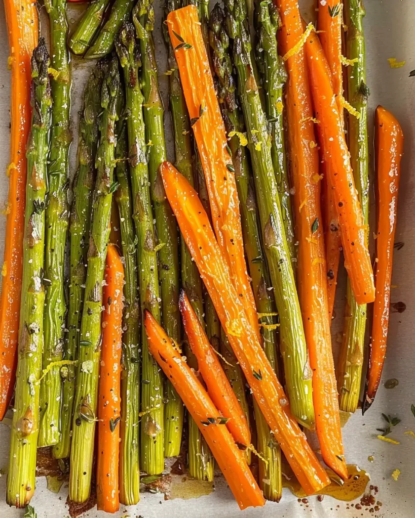 Roasted Asparagus and Carrots Recipe