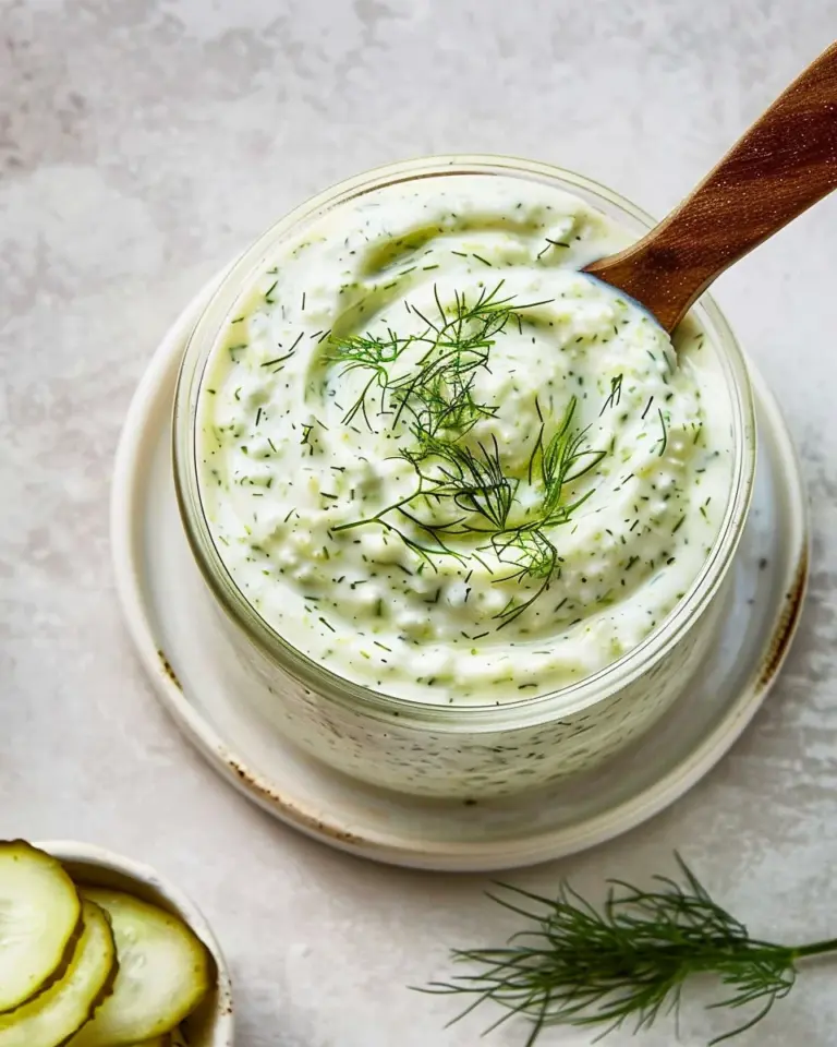 Healthy Dill Pickle Cottage Cheese Ranch Recipe