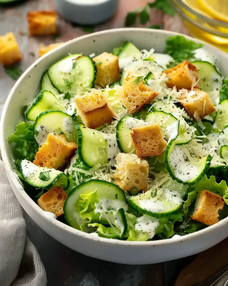 Cucumber Caesar Salad