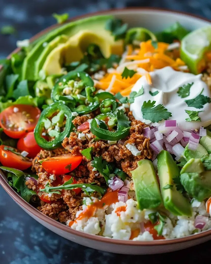 Easy Low Carb Burrito Bowl – 25min Breakfast Protein-Packed