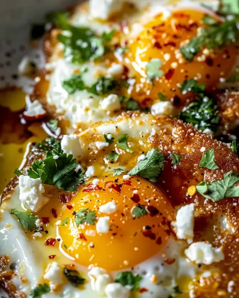 Crispy Feta Fried Eggs