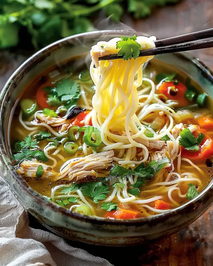 Ginger Garlic Chicken Noodle Soup: An Incredible Ultimate Recipe
