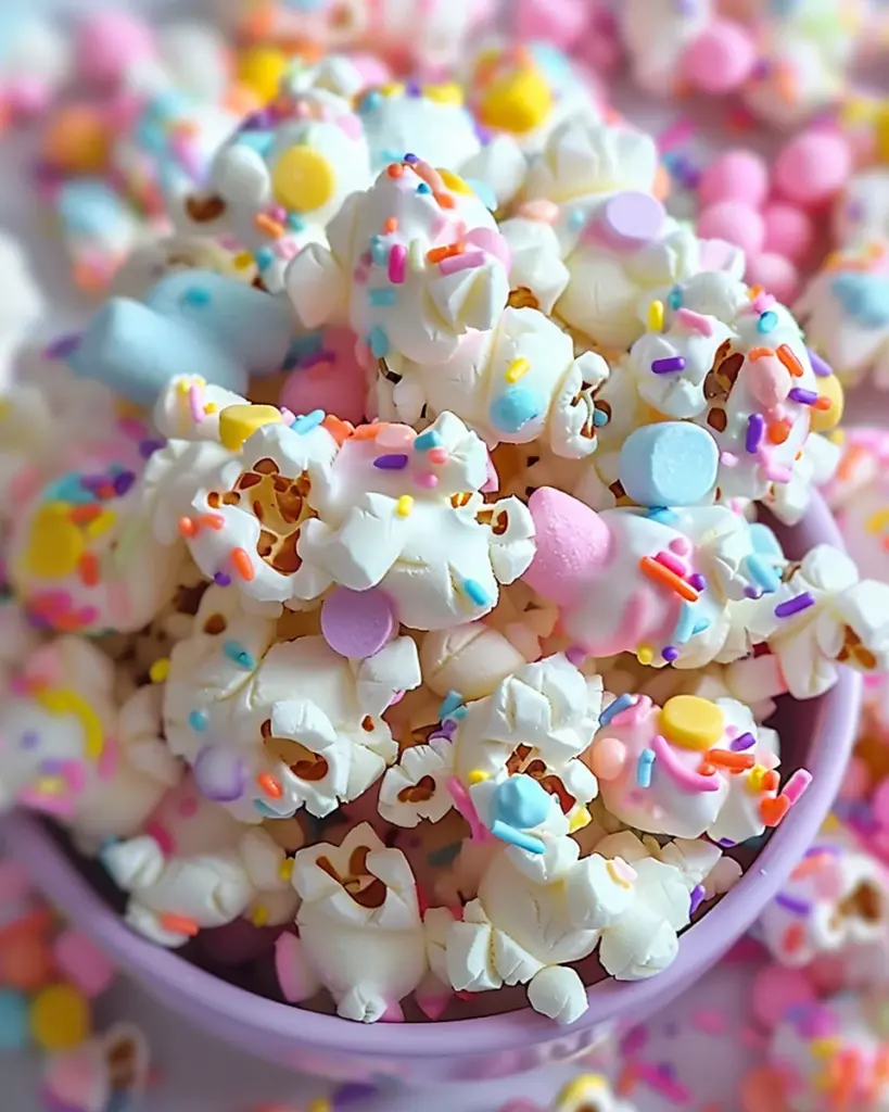 Unicorn Marshmallow Popcorn: Make Magic in Every Bite