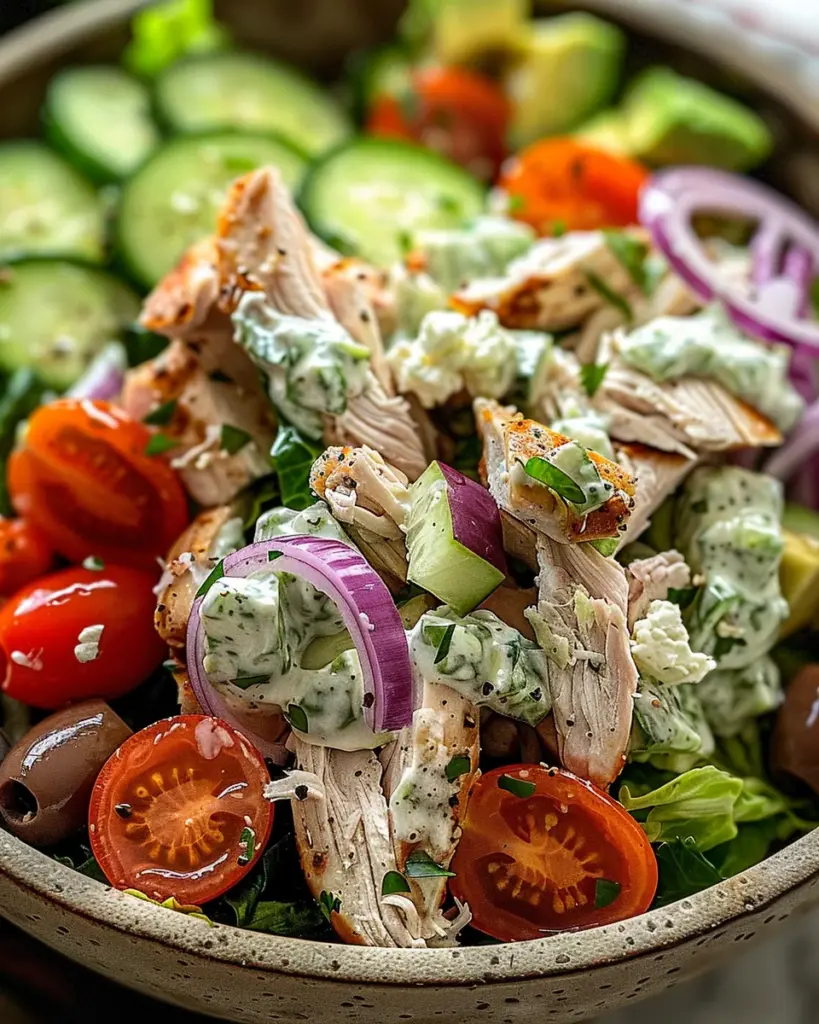 TZATZIKI CHICKEN SALAD: Discover a Refreshing Delight!
