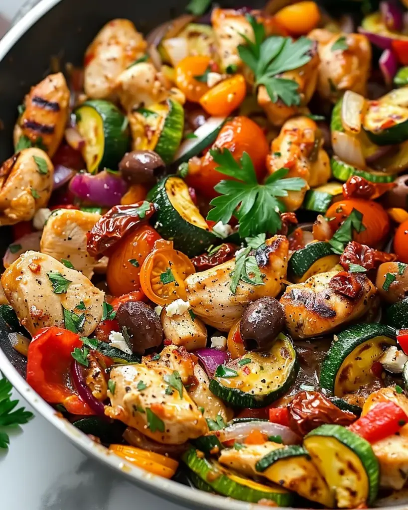 Mediterranean Chicken Stir Fry Recipe: Wholesome 30-Minute Delight