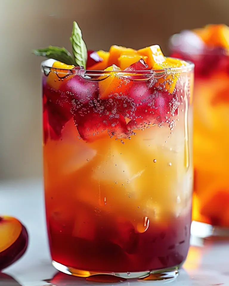 Peach Hibiscus Sunset Tea