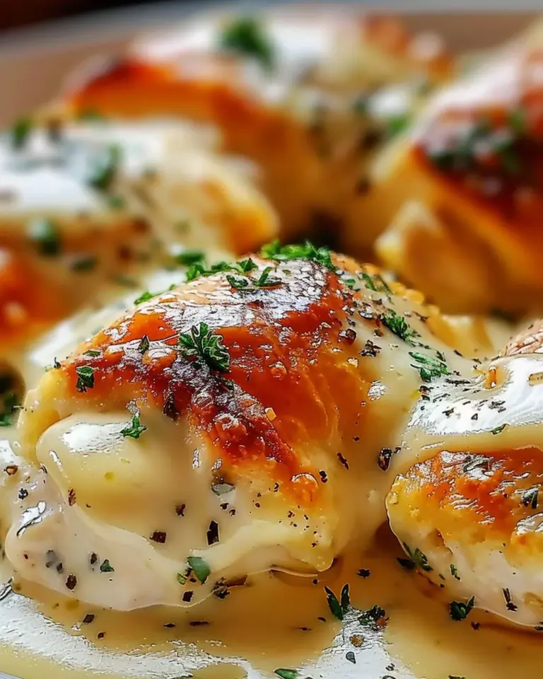 Decadent Chicken Pillows with Garlic Parmesan Sauce: An Amazing Ultimate Recipe