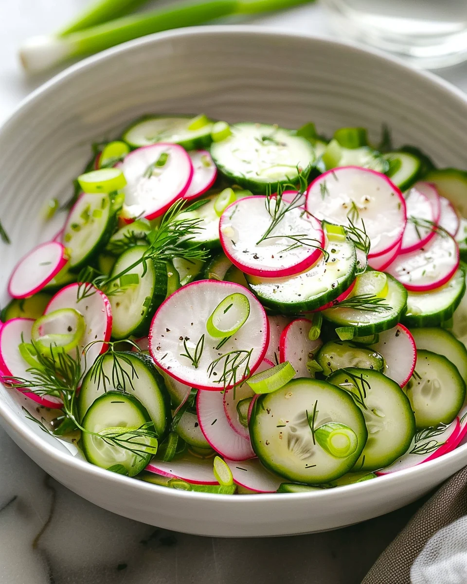 Cucumber Radish Salad